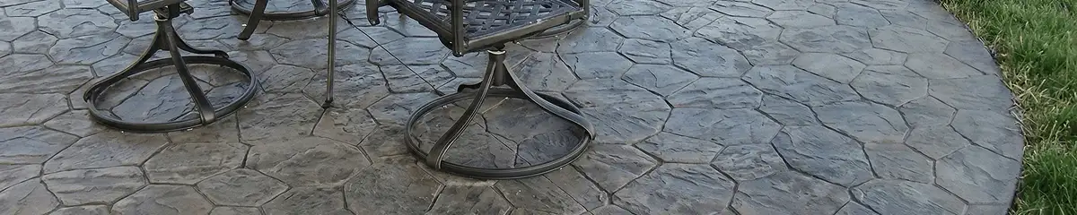 Garden relaxation area with professionally installed stone flooring in Los Angeles CA